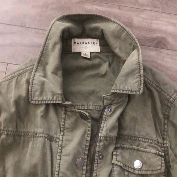 Marakech green jacket from Anthropologie! Size small - Picture 2 of 3